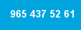 965 437 52 61 965 437 52 61